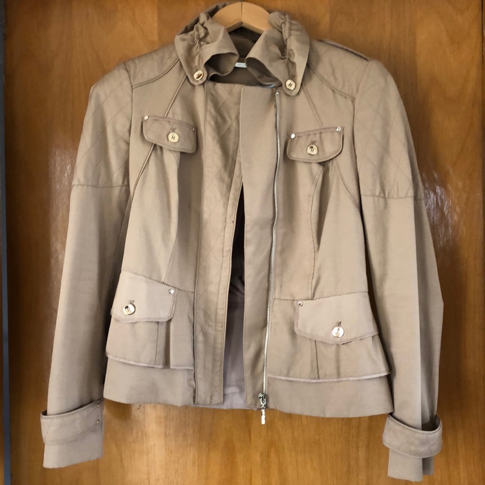 White House Black Market tan jacket.